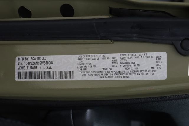 2025 Jeep Wrangler 2-Door Sport 4x4