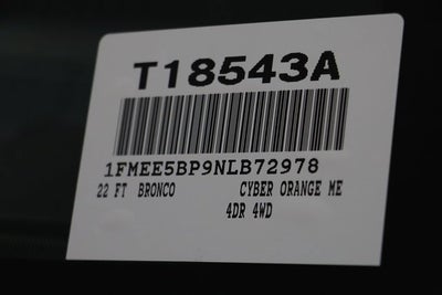 2022 Ford Bronco Black Diamond