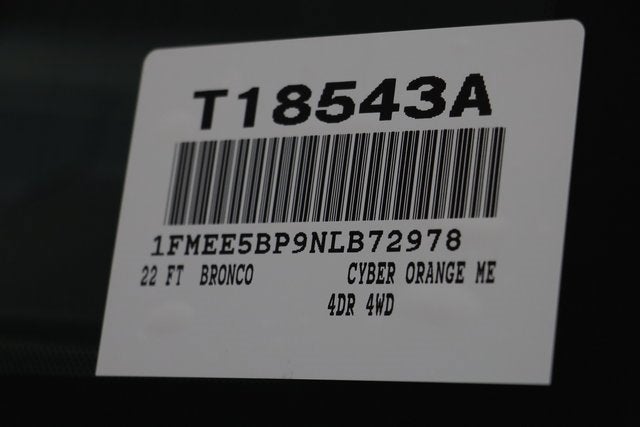 2022 Ford Bronco Black Diamond