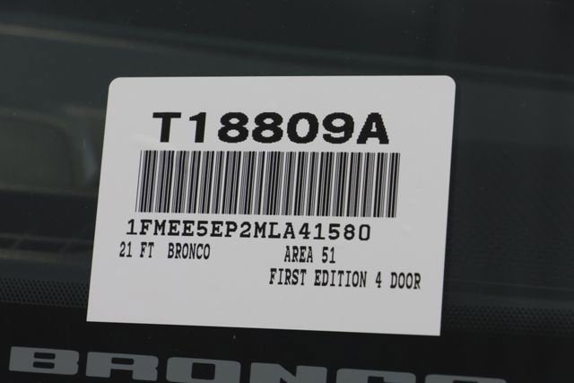 2021 Ford Bronco First Edition