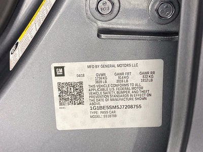 2018 Chevrolet Cruze LT