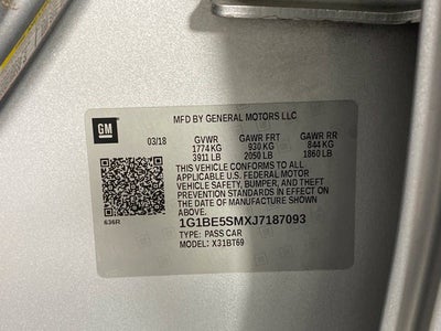2018 Chevrolet Cruze LT