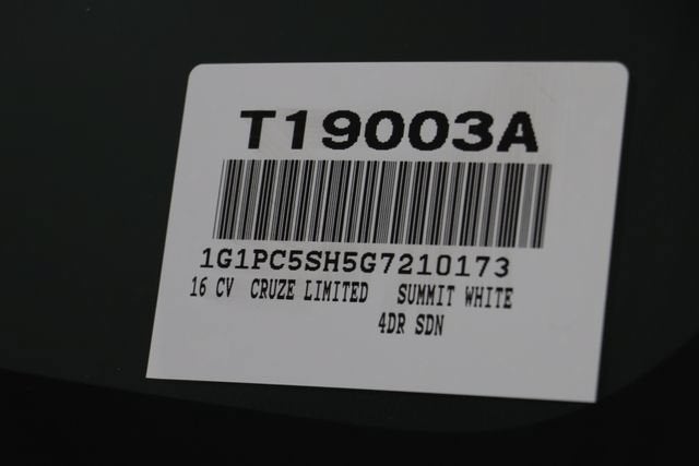 2016 Chevrolet Cruze Limited LS