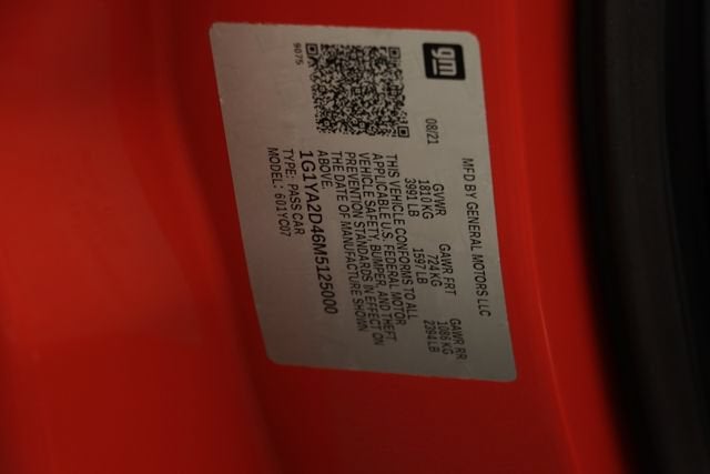 2021 Chevrolet Corvette Stingray 1LT