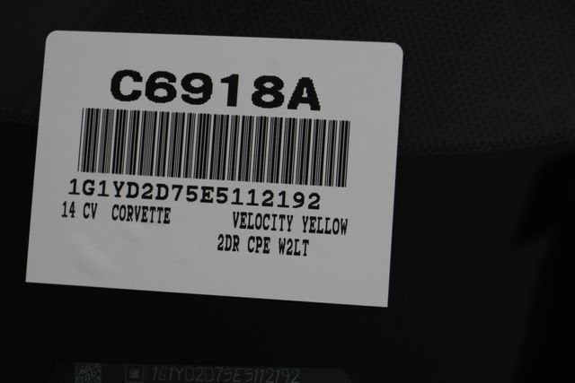 2014 Chevrolet Corvette Stingray 2LT