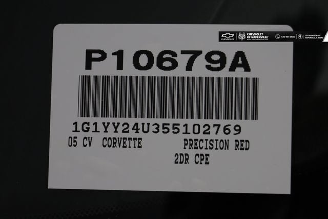 2005 Chevrolet Corvette 2DR CPE