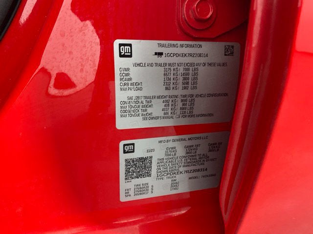 2024 Chevrolet Silverado 1500 LT (2FL)