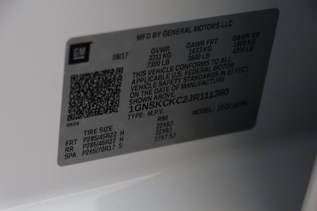 2018 Chevrolet Tahoe Premier