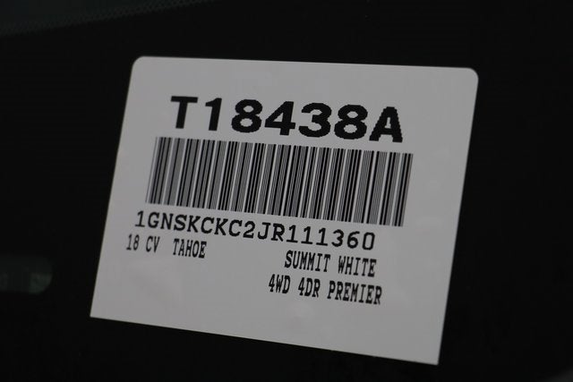 2018 Chevrolet Tahoe Premier