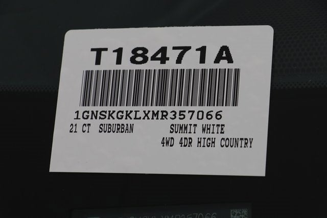 2021 Chevrolet Suburban High Country