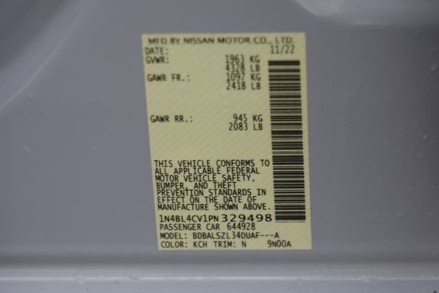 2023 Nissan Altima SR FWD