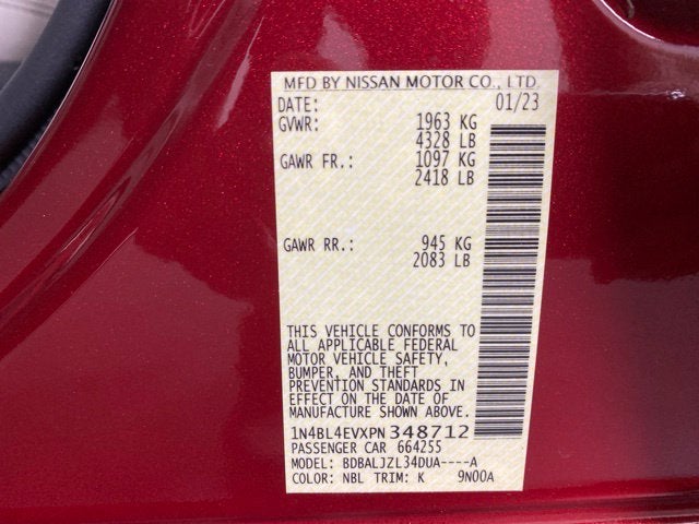 2023 Nissan Altima SL FWD