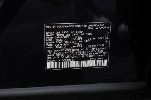 2025 Volkswagen Atlas 2.0T SEL