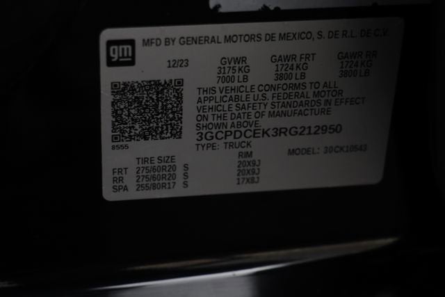 2024 Chevrolet Silverado 1500 Custom Trail Boss