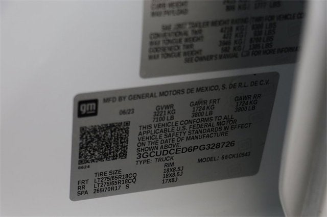 2023 Chevrolet Silverado 1500 Custom Trail Boss