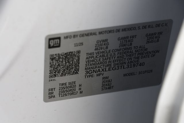 2026 Chevrolet Equinox RS