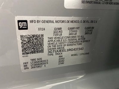 2024 GMC Sierra 1500 AT4