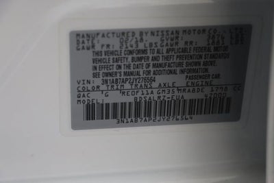 2018 Nissan Sentra SR