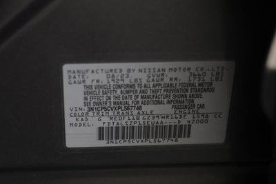 2023 Nissan Kicks SV Xtronic CVT