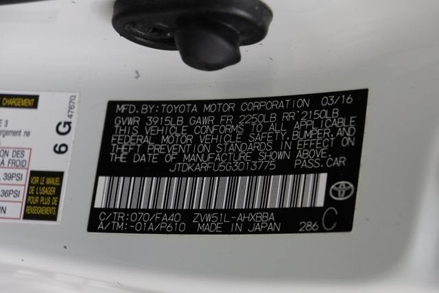 2016 Toyota Prius Two Eco