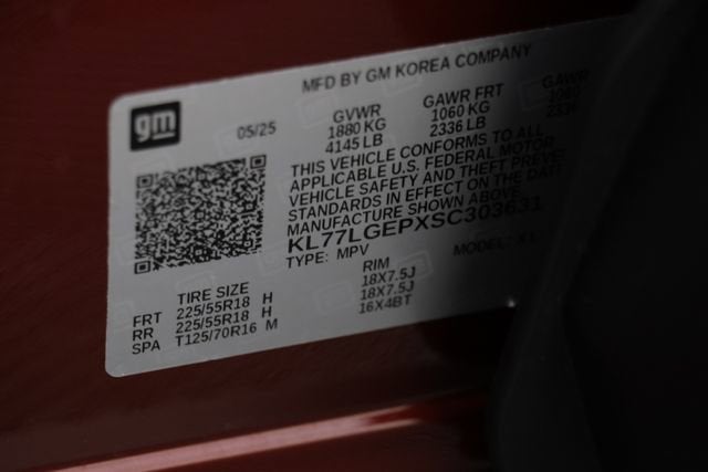 2025 Chevrolet Trax 1RS