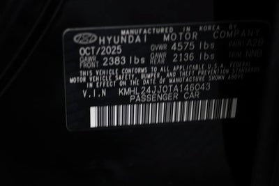 2026 Hyundai Sonata Hybrid Blue